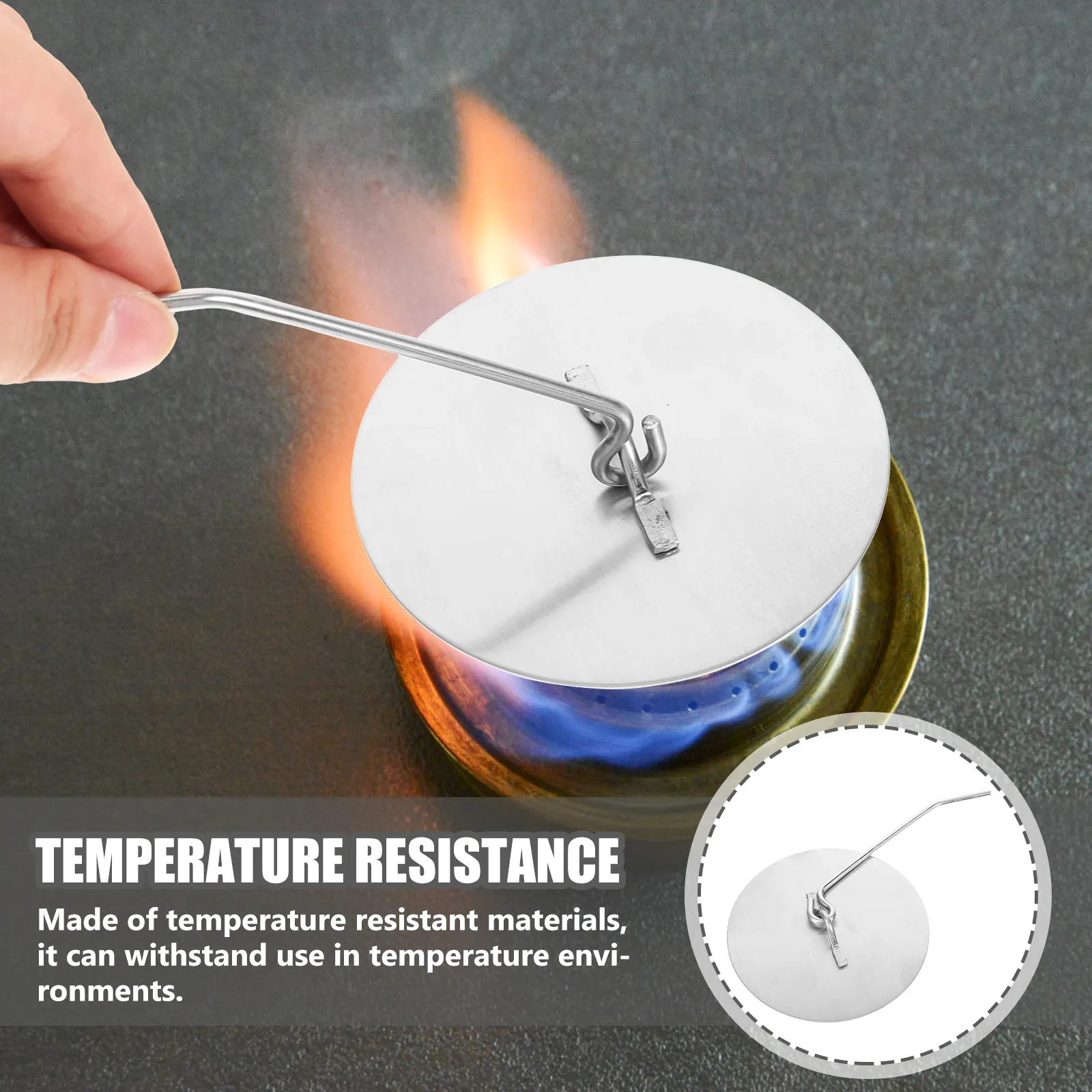 Cover Snuffer Metal Flame Extinguisher Tool Portable Fire Pit Accessory For Home Use Fire Pit Lovers Gift Ideas
