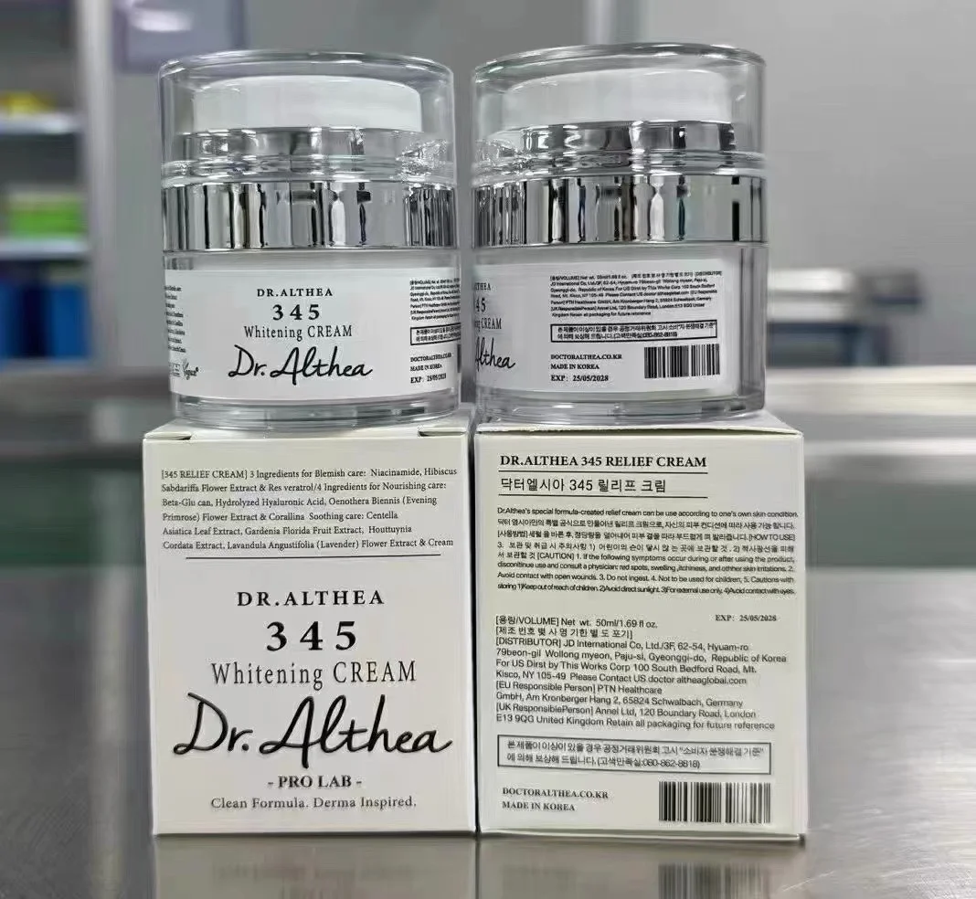 1 Uds 50g coreano 345 crema reparadora hidratante antioxidante hidratación profunda barrera de la piel cuidado fórmula calmante para pieles sensibles