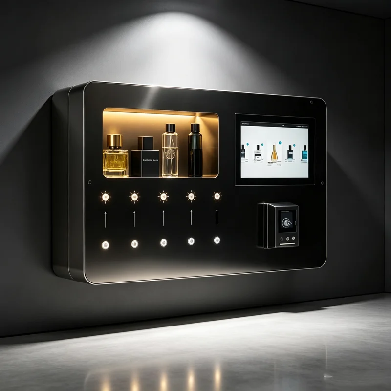 Boxing Machine Arcade - Intelligenter Parfüm-Verkaufsautomat Selbstbedienungs-Parfümspray-Automat für Unternehmen Parfüm-Spender-Verkaufsautomat