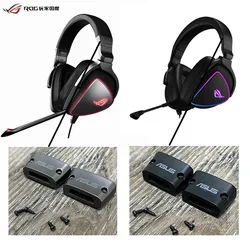 Original Headphone spare parts For ASUS ROG Delta RGB/Delta S Headset Replacement Headphones plastic hinge buckle Ear Pads