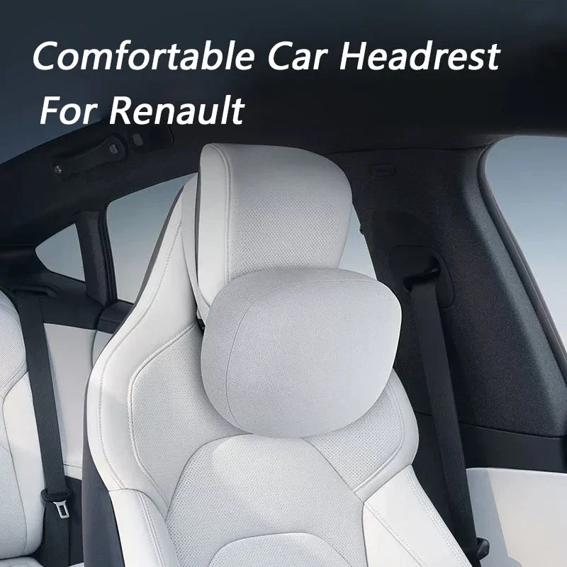 For Renault Zoe Clio Koleos Kangoo Trafic Kwid Espace Master Symbol Twingo Car Neck Pillow Support Seat Lumbar cushion Headrest