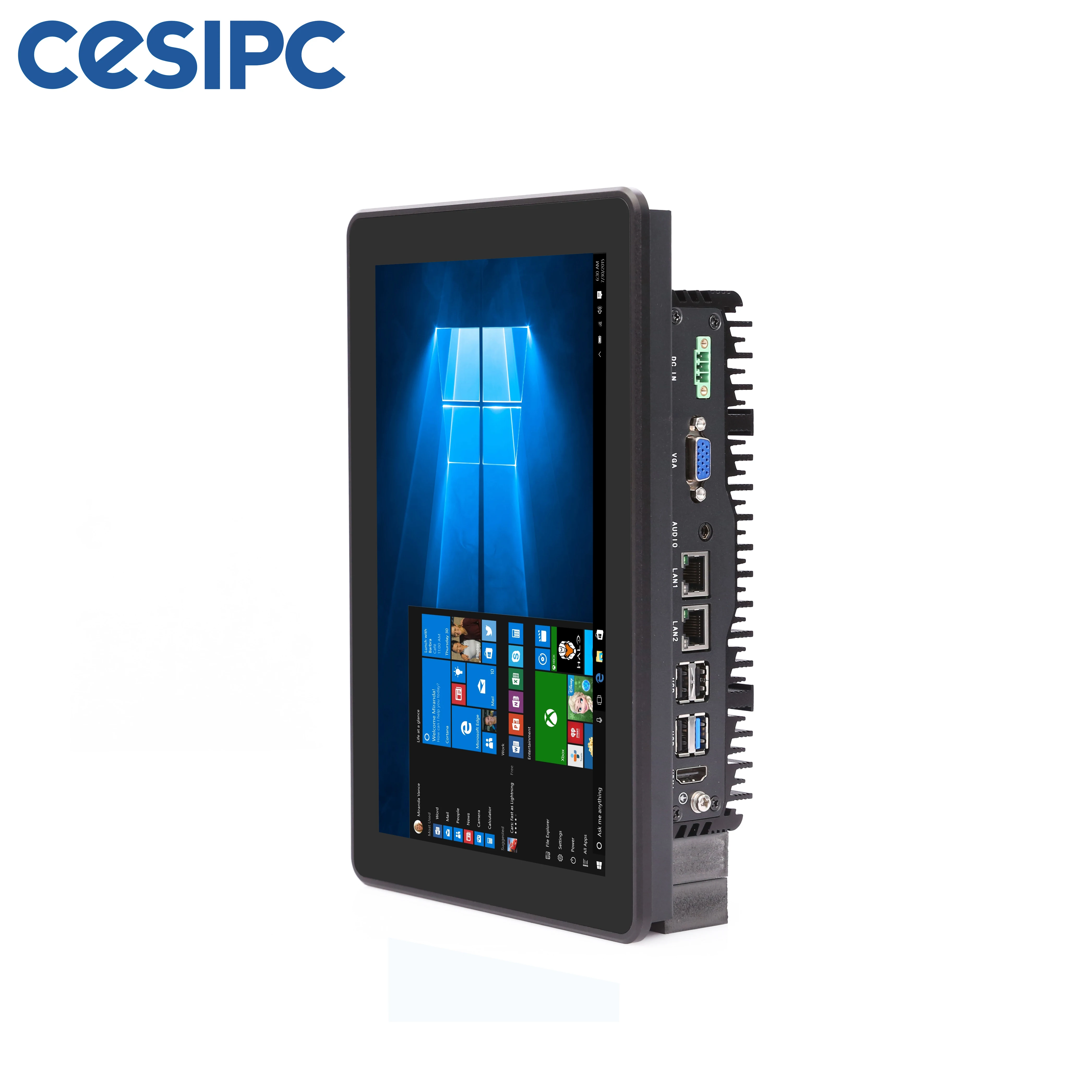 CESIPC 10.1 Inch Touch Screen Industrial Capacitive All in One Computer