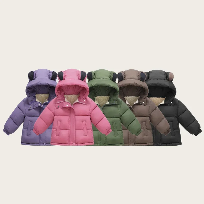 

Новинка 2023 года, зимнее хлопковое пальто в корейском стиле для мальчиков, пуховая хлопковая куртка на флисовой подкладке с героями мультфильмов, утепленная детская теплая подкладка