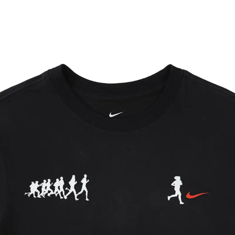 Original New Arrival NIKE  AS M NK DF TEE RUN ENERGY Men\'s T-shirts short sleeve Sportswear