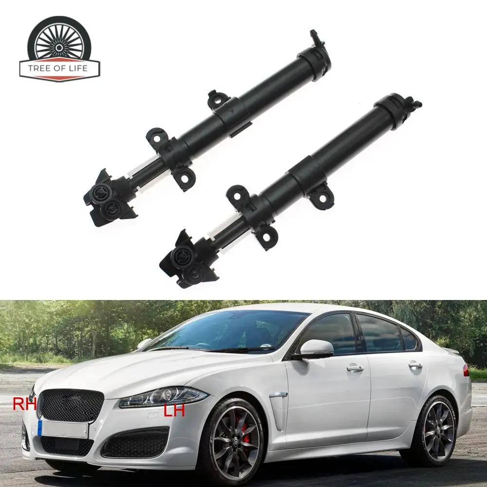 C2Z13782 C2Z13781  Front Headlight Washer Nozzle Headlamp Cleaning Spray Pump Cylinder For Jaguar XF 2013 2014 2015 XFR-S Sedan