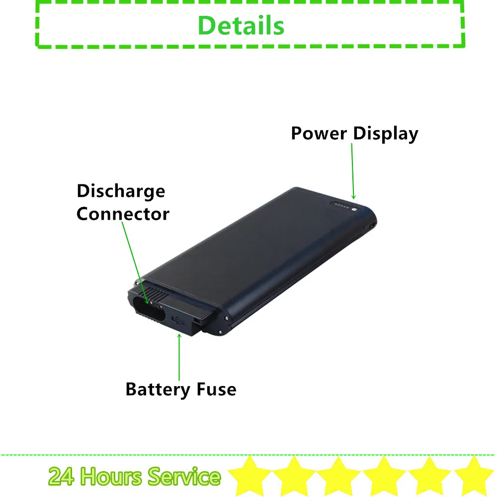Original 36V Rear Rack Ebike Battery 36v 10Ah 12Ah 13Ah 15Ah 16Ah 17.5Ah 48V 10Ah 12Ah 13Ah 14Ah Thin Rear Rack Carrier Battery