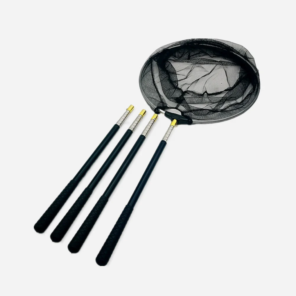 Telescopic Folding Net Compact Fishing Outdoor Catching with Handle Student Handheld Portable Aluminum Shrimp Extendable Adult