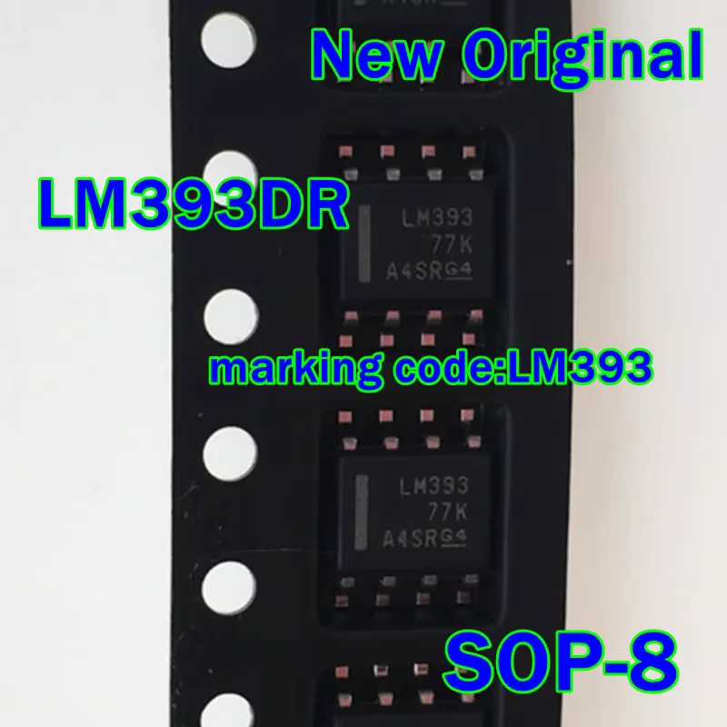 

LM393DR New Original marking code:LM393 SOP-8 New and Original DUAL DIFFERENTIAL COMPARATORS