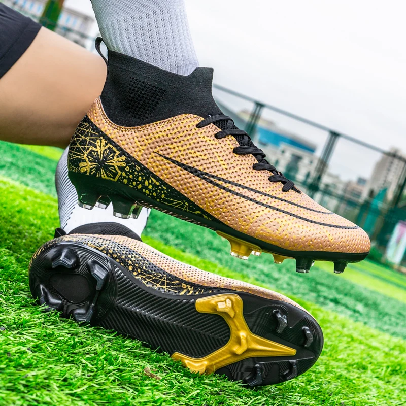 

Quality Soccer Shoes Anti-Slip Wholesale Society Football Cleats For Futsal Training Outdoor Matches Sneakers Sizes 34-46 Unisex