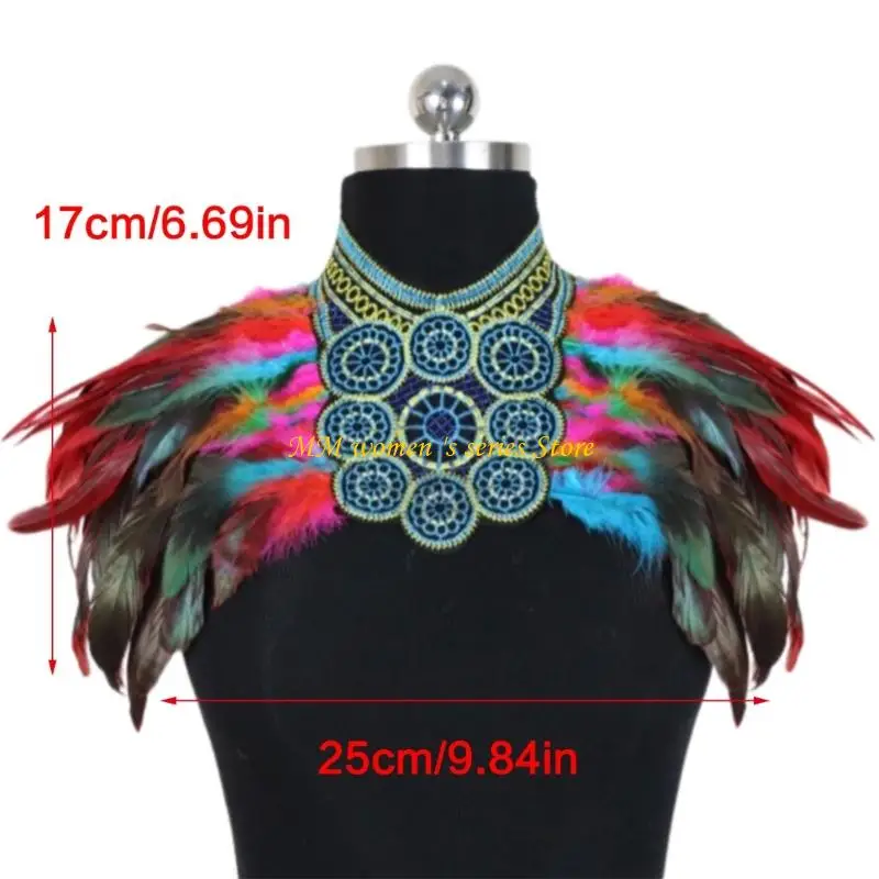 Q39C Role Playing Game Cloak Medieval Type Trim Shoulder For Cosplay Event And Themed Parties