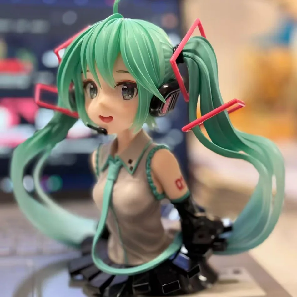 Hatsune Miku Büstenfigur, Merchandise, Gashapon-Puppe, Desktop-Display, Auto-Accessoire, Geschenk für Freundin