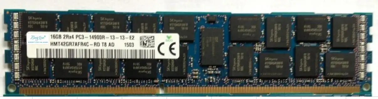 Para 16G 16GB 2Rx4 PC3-14900R DDR3 1866 HMT42GR7AFR4C-RD Servidor ECC REG