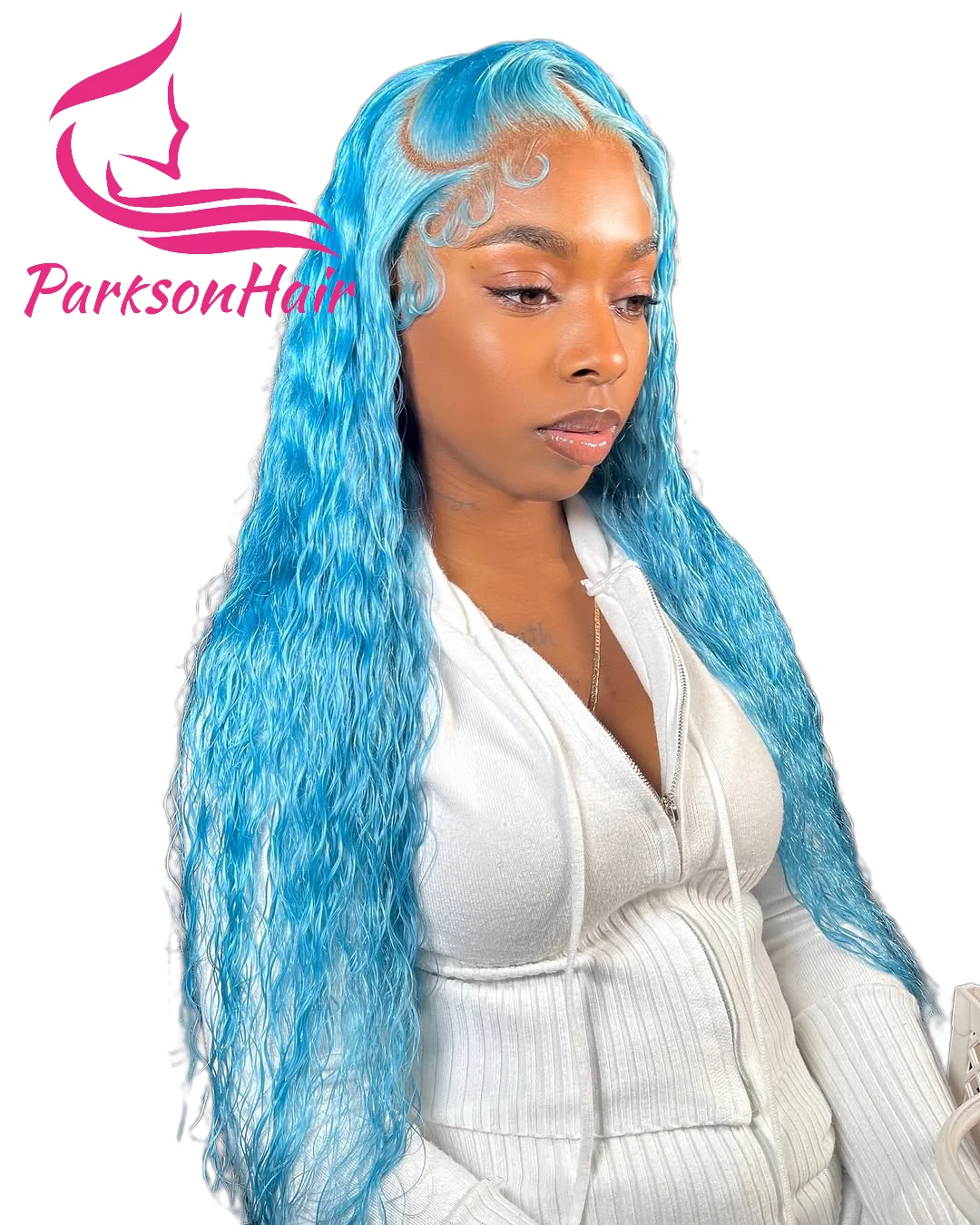 

Детские синие 13x4 кружевные передние вьющиеся человеческие волосы парики бразильского синего цвета 613 HD прозрачные парики фронта шнурка для женщин предварительно сорванные