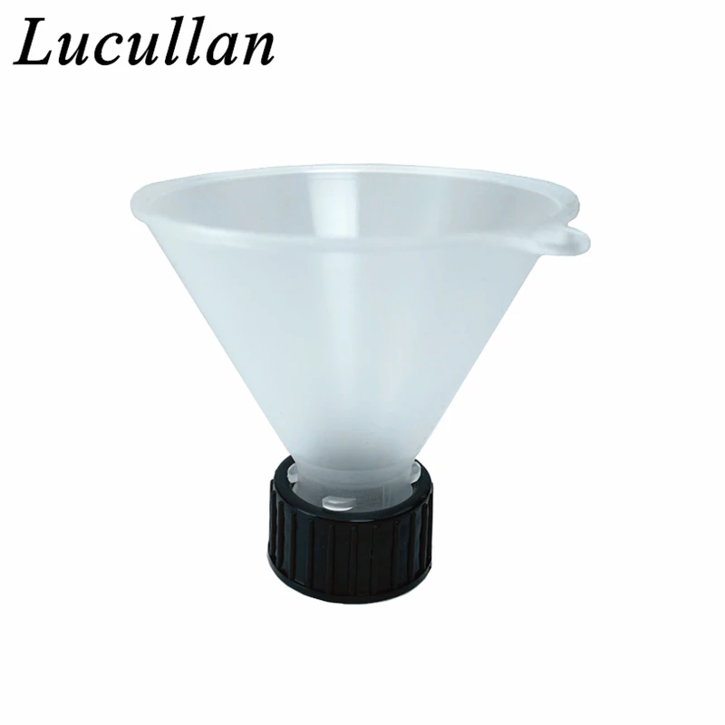 Lucullan 28MM Fill Threaded Funnel - Twist On Empty Spray Bottle Refill Liquid Oils Powders For Home Car Detailing