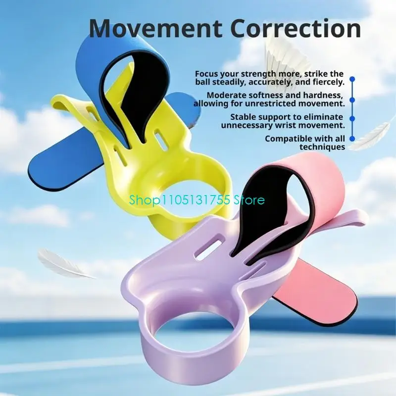 K0EF Badminton Wrist Trainer Stabilizers for Daily Drill, Swing Paths Practice Aid for Beginners, Coaches, and Courts Warms up view 4