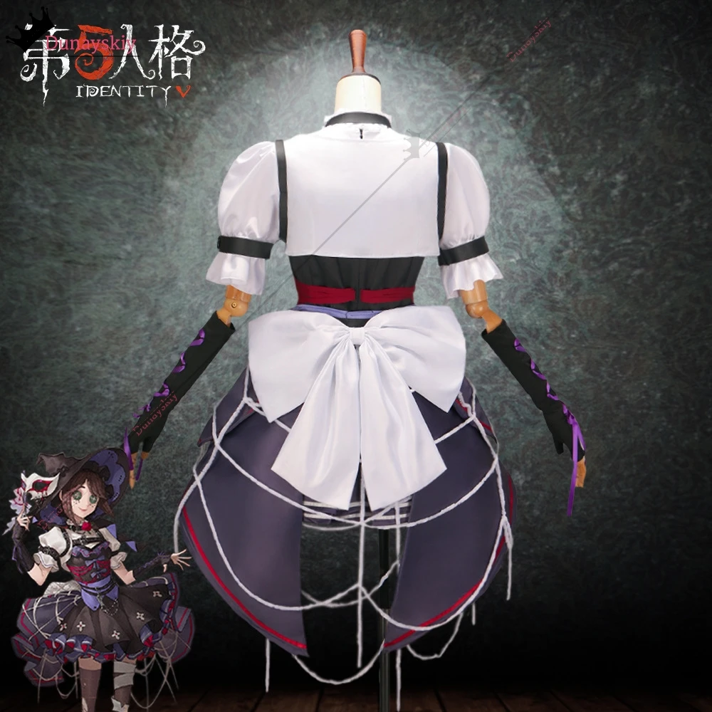 إيما وودز البستاني تأثيري حلي لعبة الهوية V كوس الملابس الجميلة الساحرة فستان لوليتا فستان حفلة مجموعة كاملة الملابس