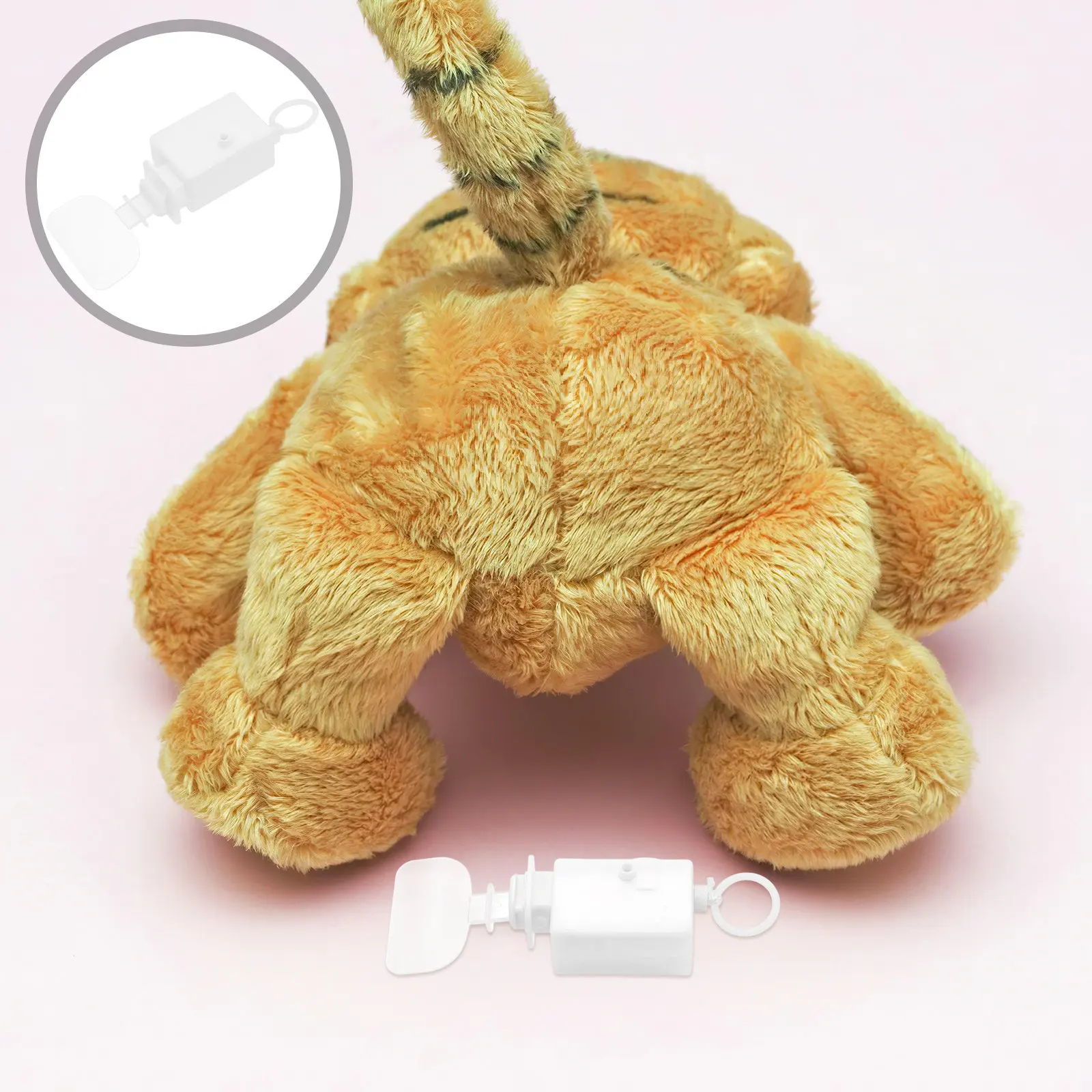 8Pcs Pull String Vibration Motor Kit Mini DIY Movement Mechanism for Pet Interaction Indoor Exercise Tail Swing Craft Project