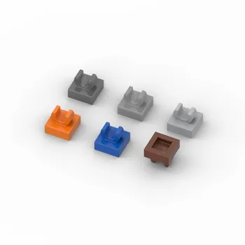 20 個 MOC パーツ 15712 44842 タイル修正 1 x 1 オープン O クリップ付き互換レンガ DIY 組み立てビルディングブロック粒子子供のおもちゃ