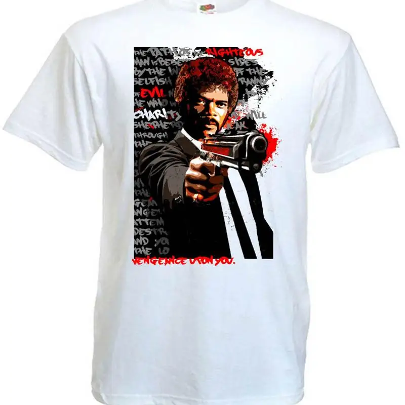 

Pulp Fiction v15 T-shirt white Quentin Tarantino all sizes S-5XL