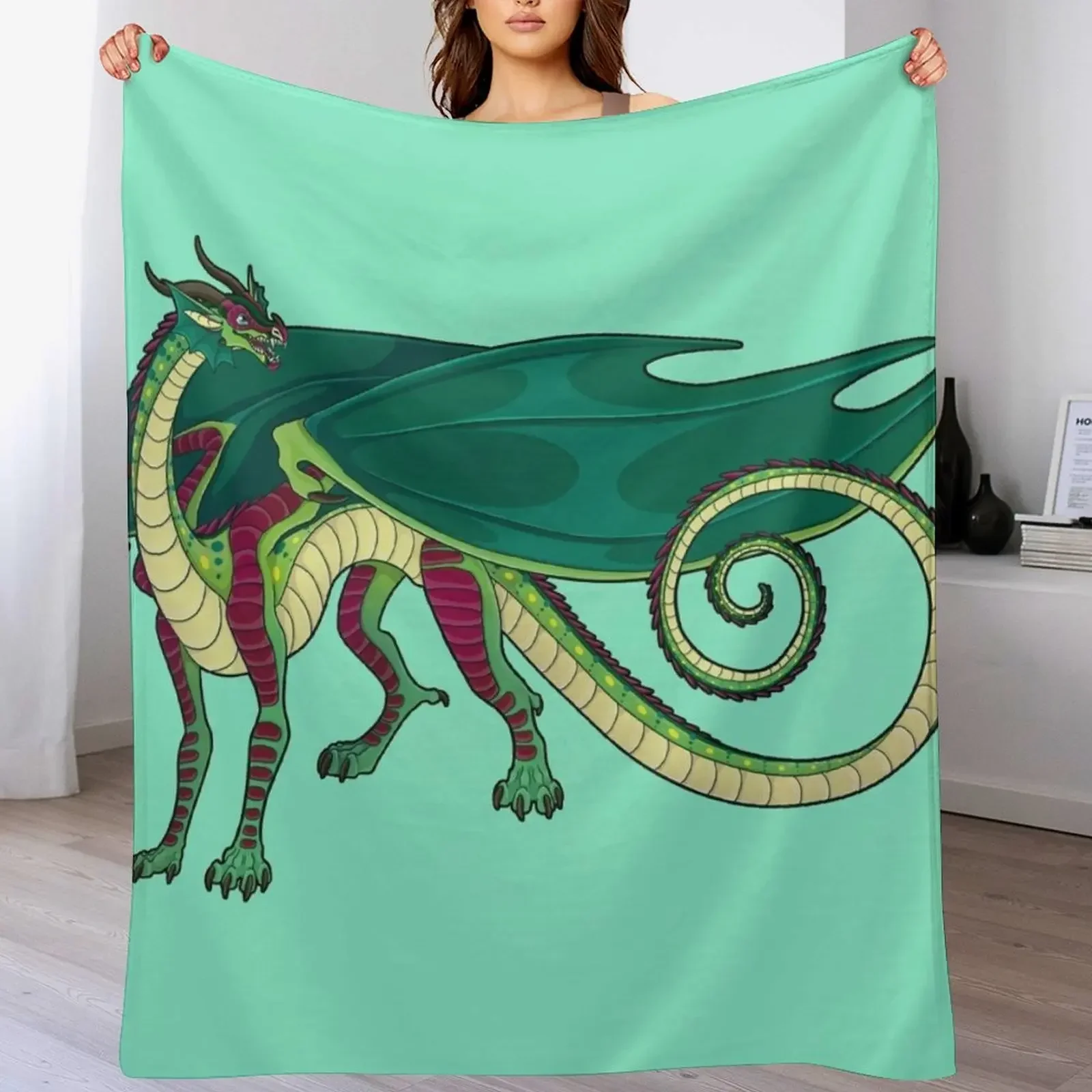 Rainwing Throw Blanket Weighted Retros Blankets