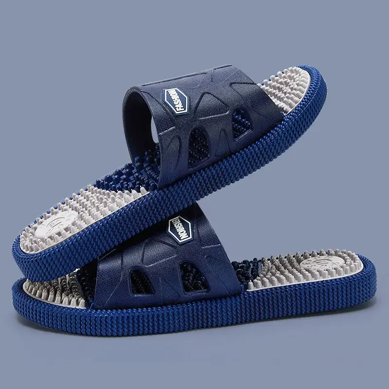 Ultimate Foot Therapy: Simple Massaging Men's Slippers