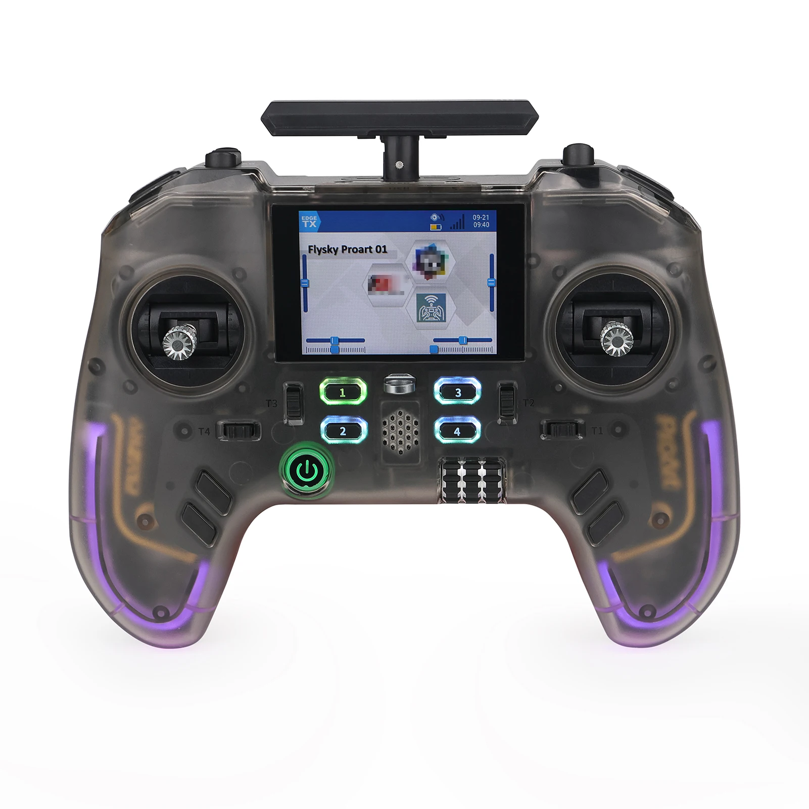 

2.4GHz Open Source Controller with 2.4-inch IPS Screen, Gyro, Retractable Antenna, Programmable RC Transmitter for RC Car/Boat