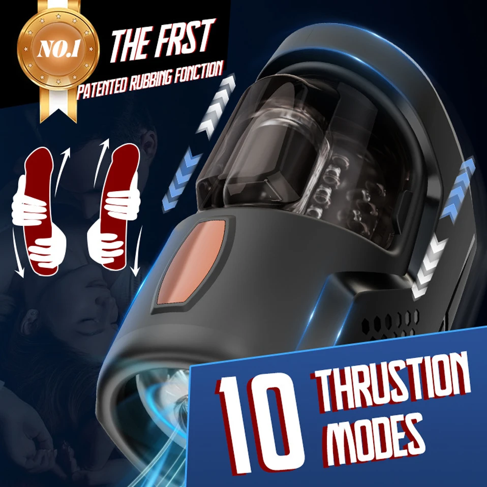 الكبار تلسكوبي تهتز آلة الاستمناء الذكور TPE المواد بندقية هزاز انظر العضلات تصميم شفاف الاستمناء لعبة الجنس