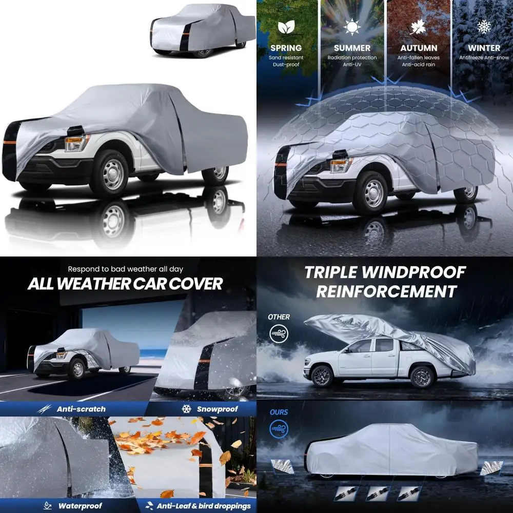 

Водонепроницаемый автомобильный чехол на заказ для грузовиков Ford F100 1953-1983, обычная/расширенная/соединенная/кругленная кабина, короткая кровать, защита с длинным хвостом 6,4–8,5 дюйма