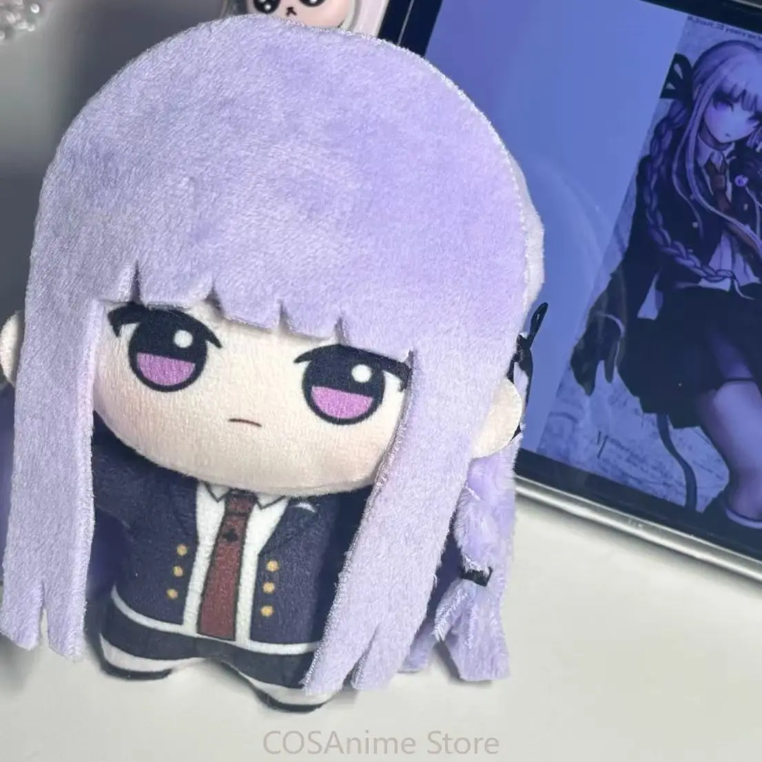 

Cute Kirigiri Kyoko Celestia Anime Plush Starfish Body Bag Pendant Cosplay Anime Keychain Girl Xmas Gift 10cm Figure