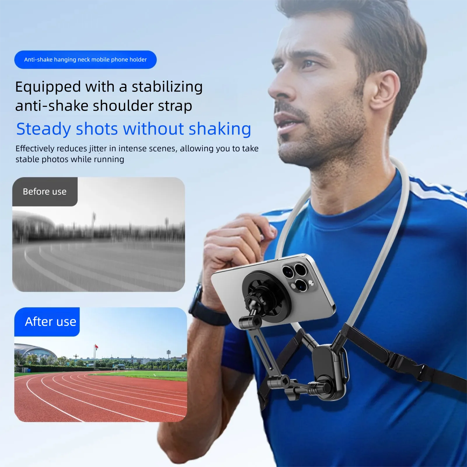 خلية الرقبة المغناطيسية دعم الهواء Magsafe الرقبة حامل الهاتف حامل هاتف Macsafe صنع الفيديو اطلاق النار مهد آيفون 17 16 15
