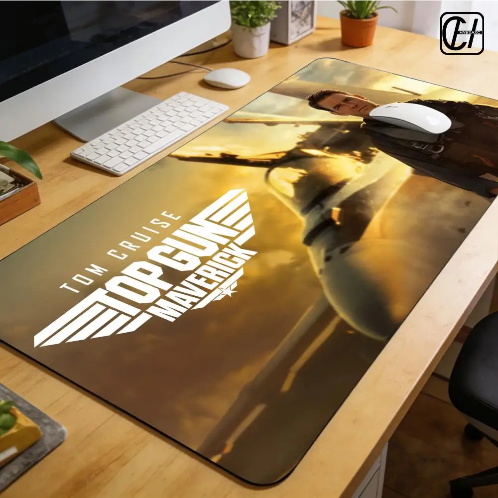 T-Top G-Gun M-Maverick Mouse Pad XXL Mouse Pad Large Non-Slip Lock Edge Keyboard Pad Anti-Slip Gaming Desk Mat Office Pad HYBXXC