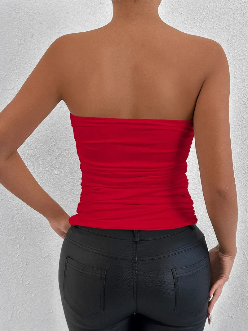 Women's Sleeveless Tanks & Camis Off Shoulder Skinny Fit Korean Style Solid Summer Casual Basic Tops Fashion Womne CX1A