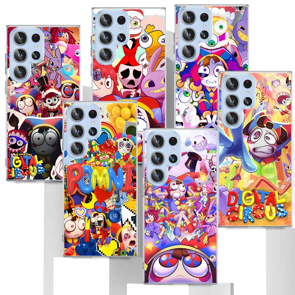 The Amazing Digital Circus Case for Samsung Galaxy S23 S22 S21 S20 FE S24 Ultra S9 Plus S10 Lite S10e S8 TPU Soft Phone Cover