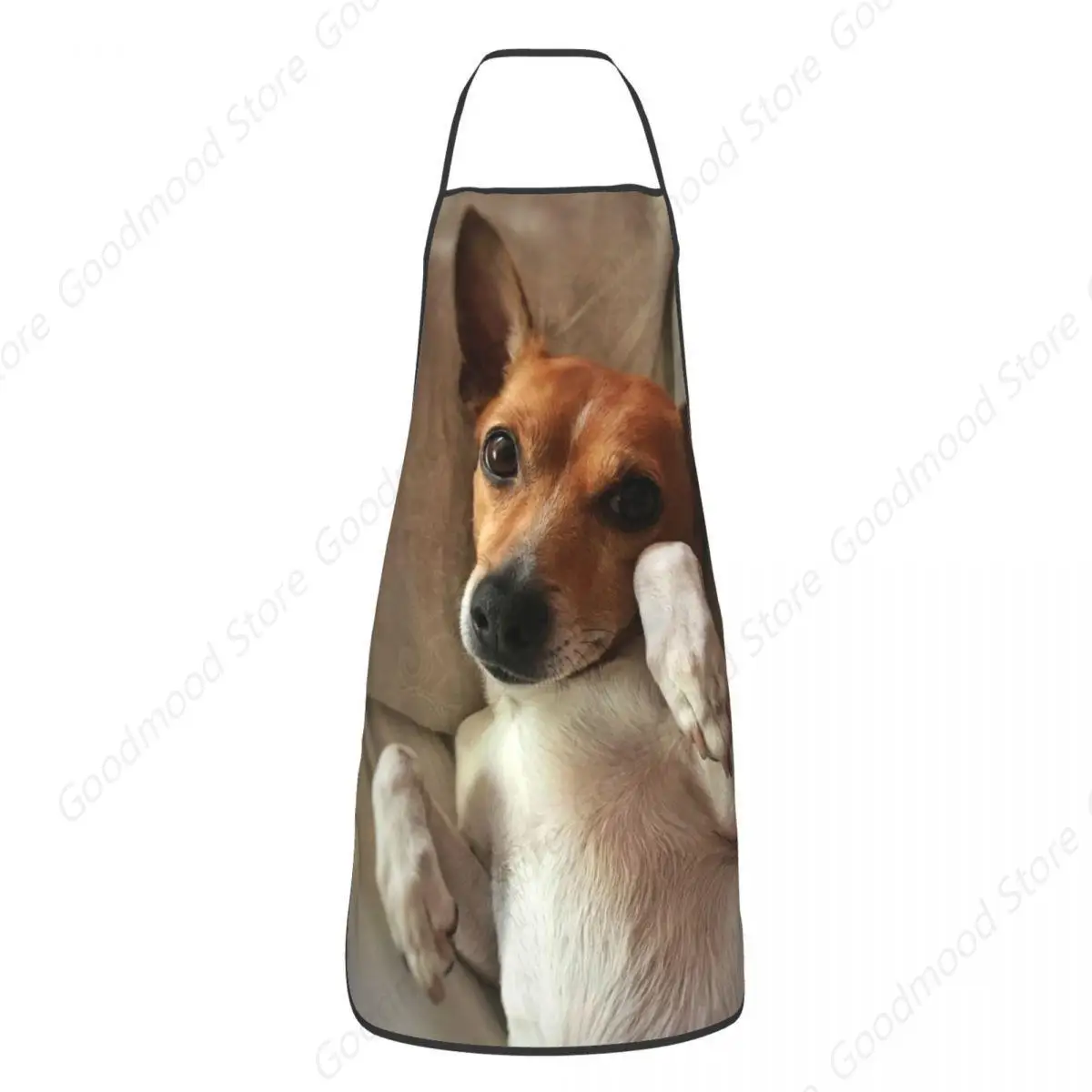 Custom Funny Jack Russell Terrier Meme Apron Women Men Unisex Bib Dog Lover Cooking  Tablier Cuisine Chef Gardening