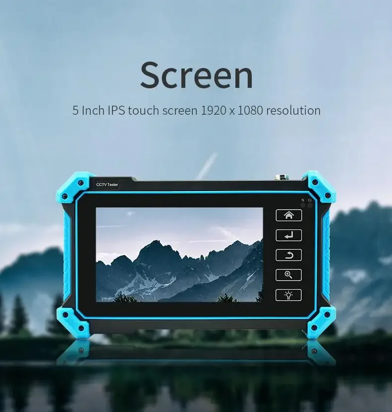 NOYAFA NF-IPC715 Alles in één Kosteneffectieve perfecte CCTV-tester Multifunctionele 4K HD CCTV-tester HD IP-monitor 4K PTZ IPC-camera