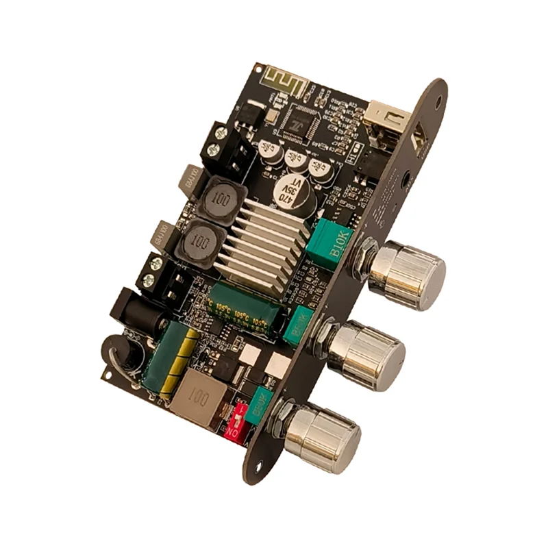 AA60-ZK-1001U تيار مستمر 9-24 فولت أحادية 100 واط BT مكبر للصوت لوحة تركيبية Forapp مكبر للصوت رقاقة TPA3116D2 100 واط BT مكبر للصوت مجلس