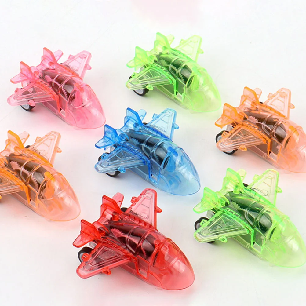 

25pcs Retractable Friction Plane Mini Size Pull Back Jet For Kids Educational Aircraft Durable Smooth Fun Play