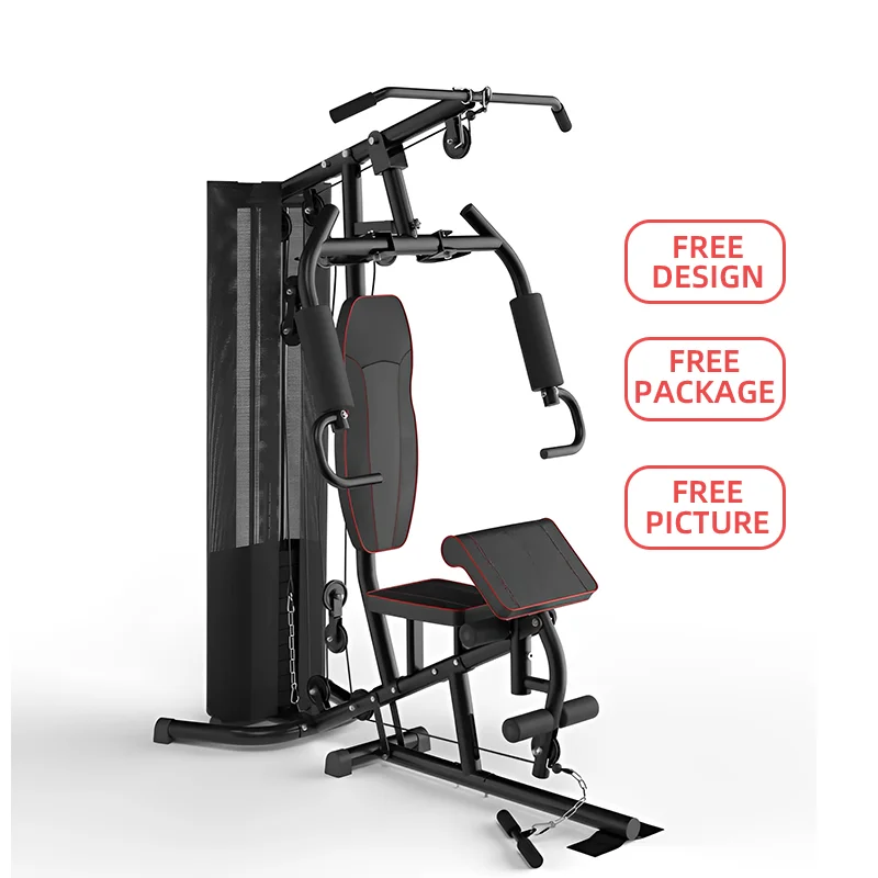 الموردين الرياضيين بالجملة معدات قوة المطرقة المنزل الصالة الرياضية اللياقة البدنية معدات الصالة الرياضية متعددة 4 محطات الصالة الرياضية المنزلية #1