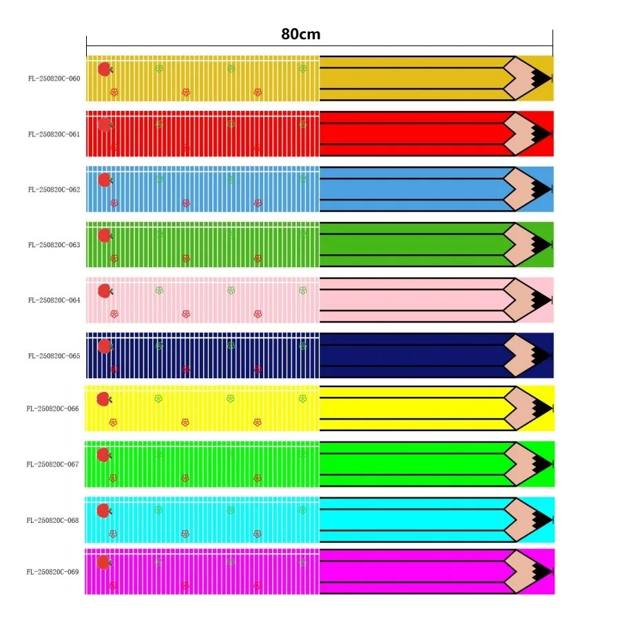 

75mm Back to School Two Ends Printed Grosgrain Ribbon 50Yards for Hairbows DIY Accessories Craft Materials