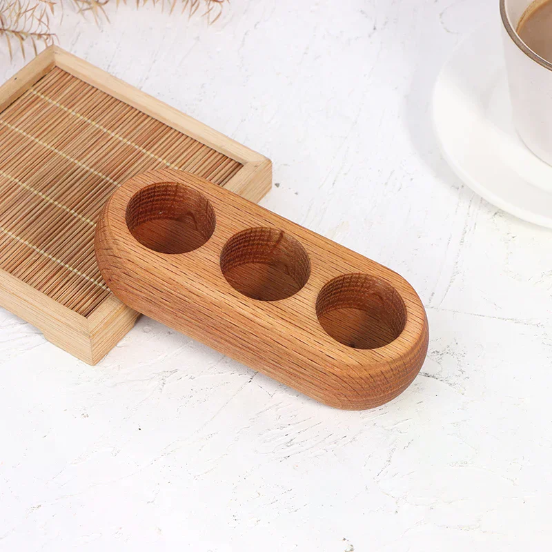 رف تخزين الزيوت العطرية لتدليك السبا، حامل عرض من الخشب الصلب، منظم مستحضرات التجميل لزجاجة زيوت التدليك 15 مل