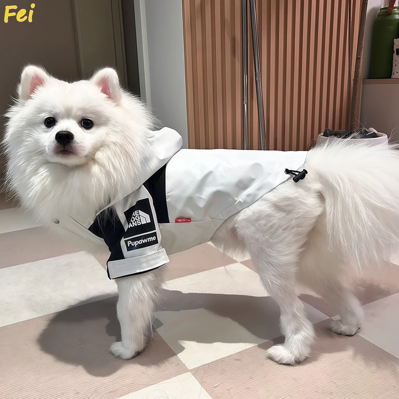 

PawDream Dog Clothes Raincoat For Small Big Dogs Wind Coat Windbreaker French Bulldog Hoodie For Dogs Clothes Jacket Chihuahua