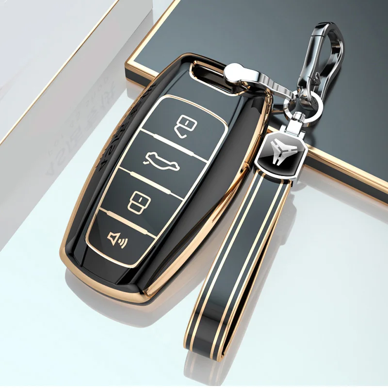 Car Key Cover Case Auto Keychain Protector Key Ring for Great Wall Haval Hover H2s H4 H6 H8 H9 M6 F5 F7 F7X F7H DARGO Jolion