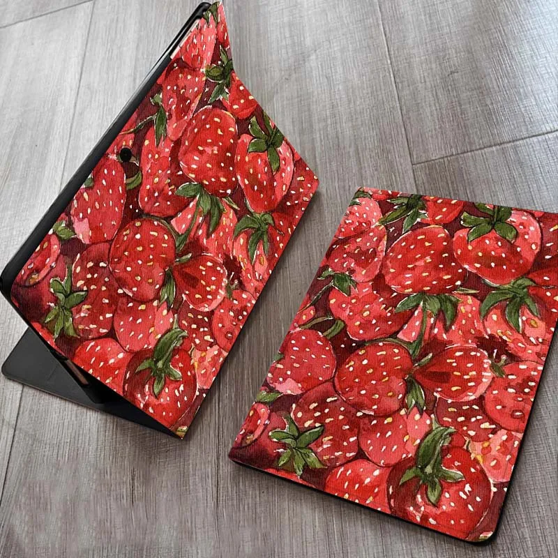 

Cartoon Cherry Flower Ribbon Case For OPPO Realme Pad Air X 10.36 11 Inch Tablet