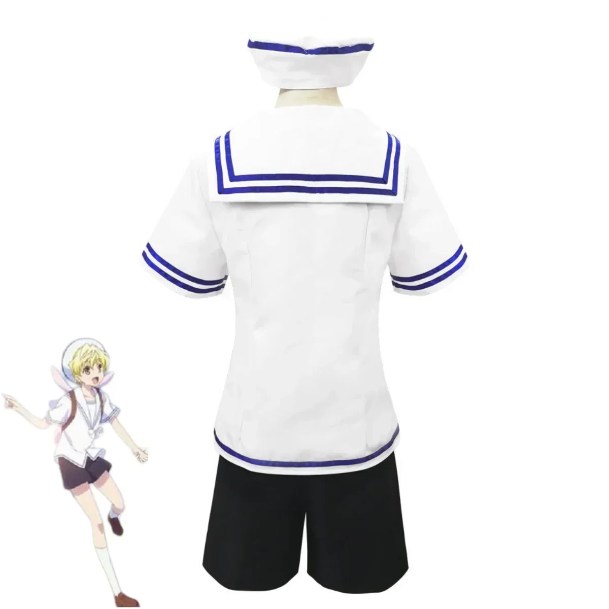 Anime Fruits Basket Soma Momiji Cosplay Costume, Japanese JK School Uniforms, Jupe Hat, Femme Adulte, Kawaii Campus Sailor imbibé