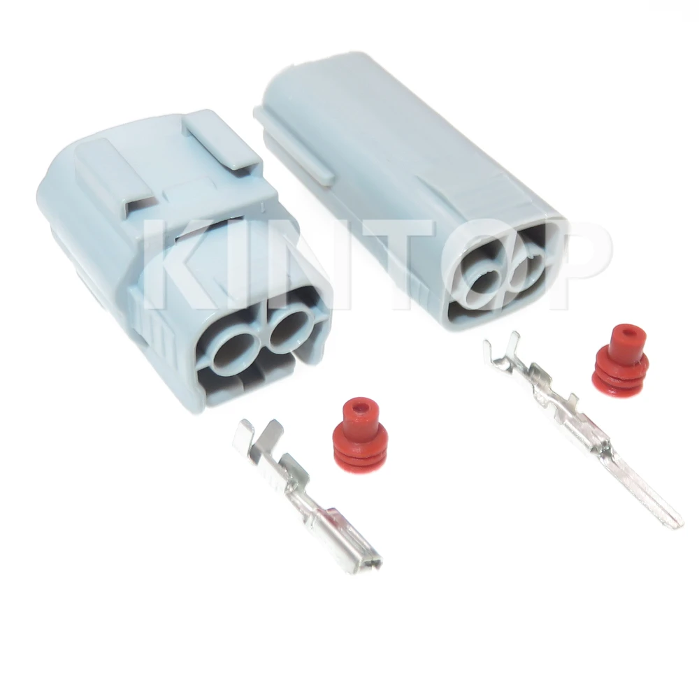 1 Set 2 Pins 6195-0006 Auto Electrical Connector AC Assembly Adapter With Wires 6195-0003 Car Foglight Male Plug Female Socket - Image 4