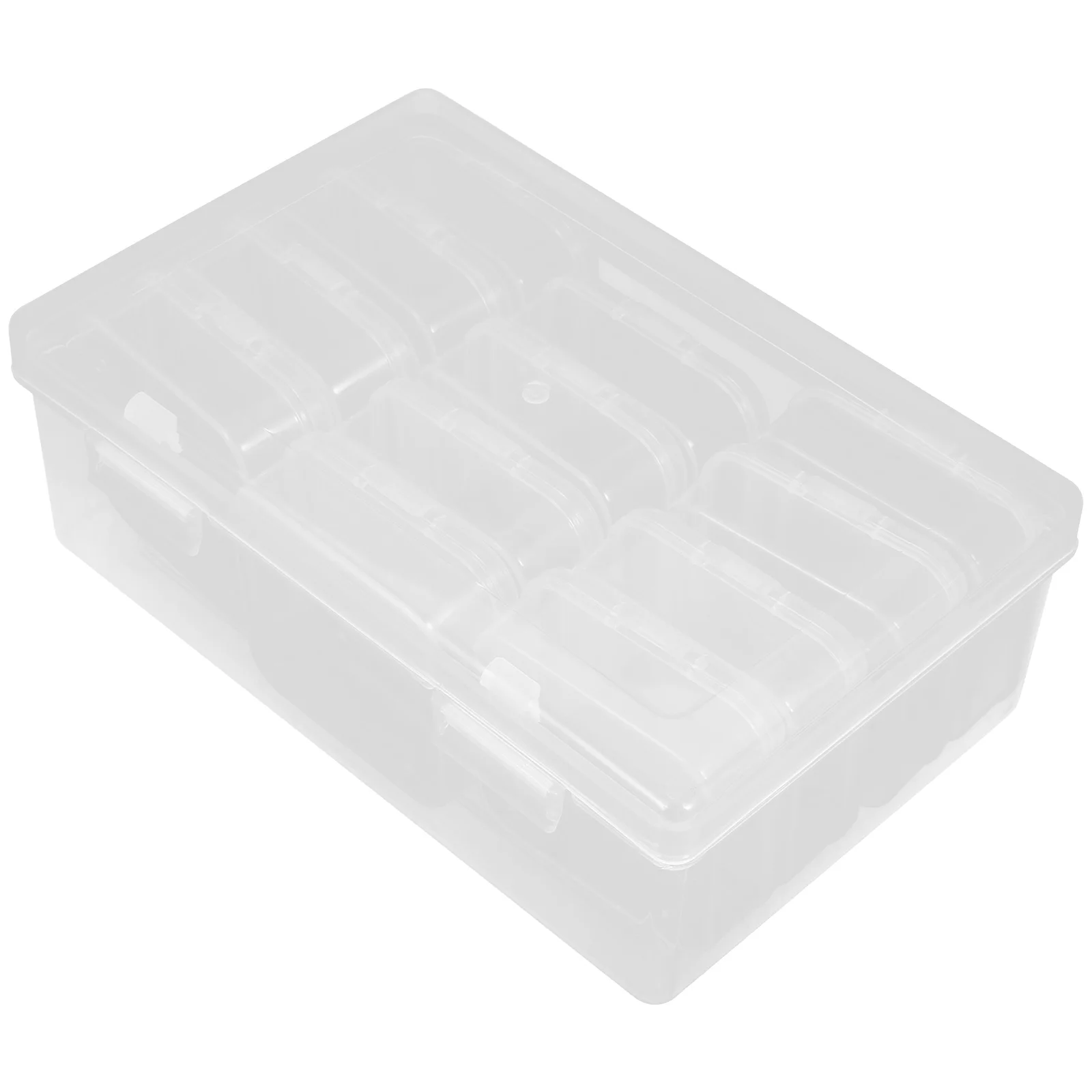 

Multifunction Jewelry Storage Box Travel Small Beads Ear Plastic Boxes with Lids