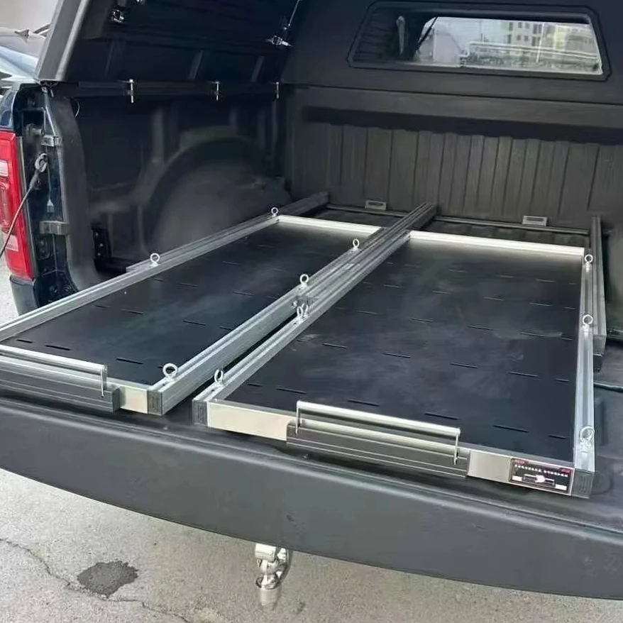 

Push-Pull Raptor Tantou Storage Accessory For Nissan Vehicles Great Wall Cannon Pickup Steel Tray Tail Box Drawer