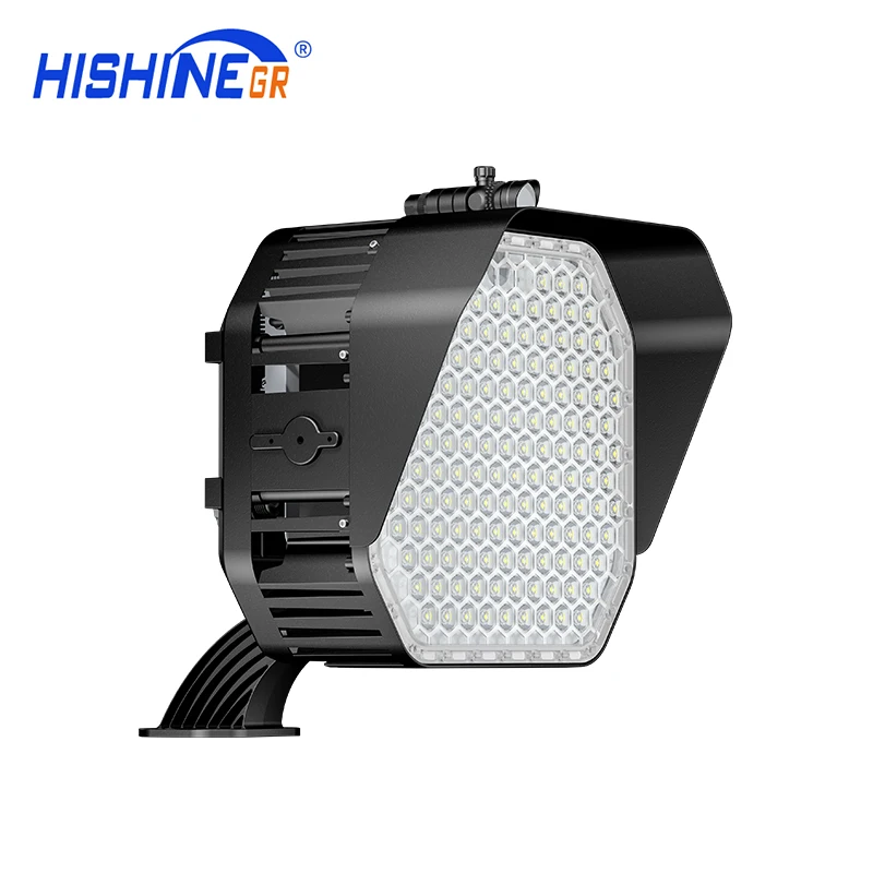 Luz Led de inundación Hishine para iluminación de estadio, iluminación de 30 a 55, 15/30/2020, 45/60 K-3000K, Meanwell, 7 años, Lumileds 6500 16, nuevo diseño, 7070