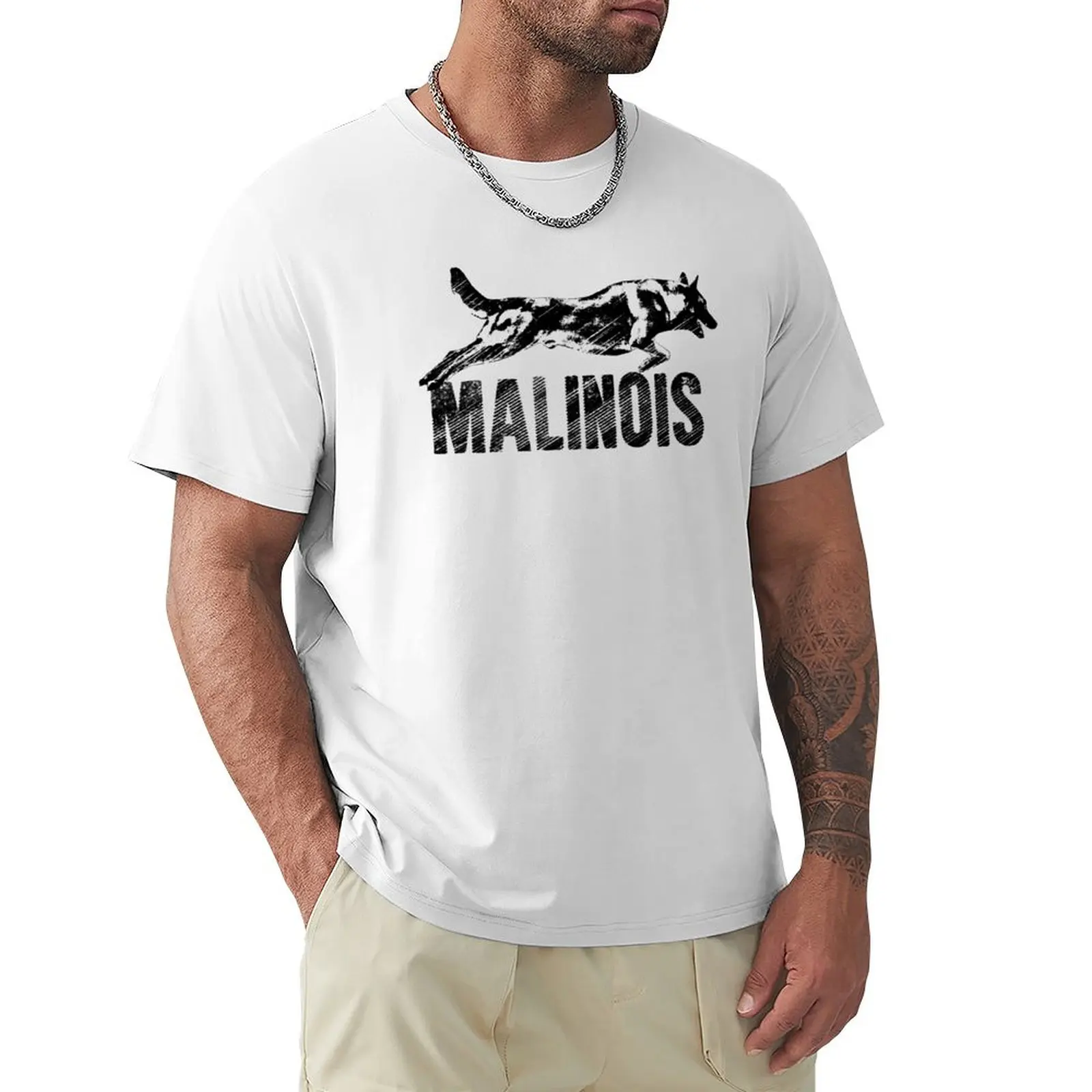 Malinois Belgian shepherd - Mechelaar T-Shirt oversized blacks summer tops korean fashion clothes for men