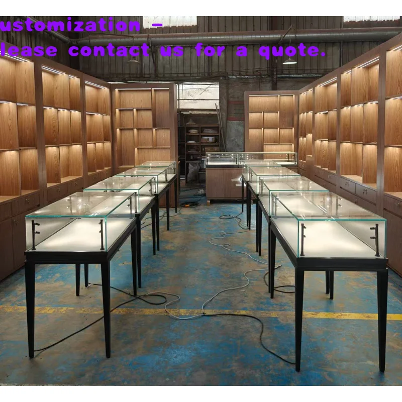 

Элитный магазин ювелирных изделий на заказ: витрина из дерева, мебель для ювелирного магазина, дизайн прилавка для демонстрации украшений, шкаф-витрина.